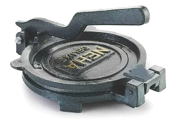 Roti Maker Press-Heavy Duty Cast Iron with Plates Puri Maker - Chapati